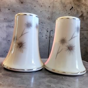 Vtg Platinum Star Burst Creative Salt & Pepper Shaker #1014